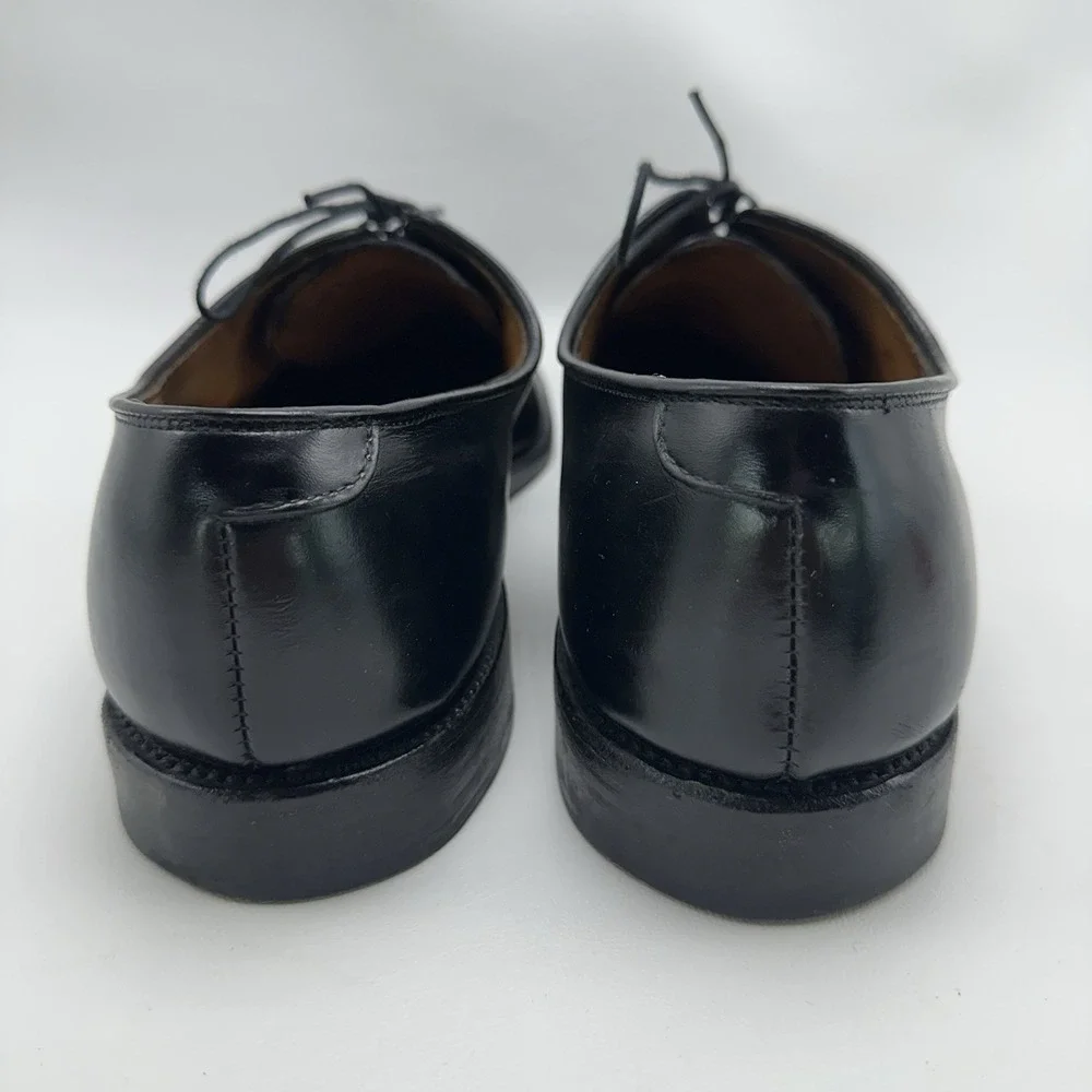 Allen Edmonds Park Avenue 5615 Men 11.5A Black Leather Captoe Oxford Dress Shoes